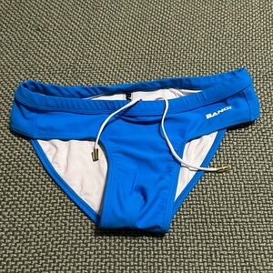 "Bang Speedo" - Electric blue.